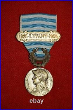 Medaille Du Levant Syrie- Cilicie-campagne Du Levant-agrafe 1925 Levant 1926
