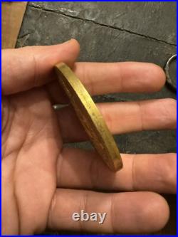 Médaille Égypte & Metal Doré & Armée