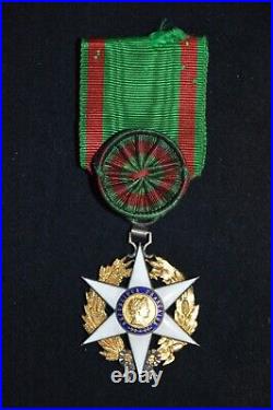 Medaille Etoile D'officier Du Merite Agricole (vermeil)-1883-agriculture-forets