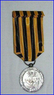 Medaille Expedition Du Dahomey Beliere Olive Argent