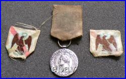 Médaille Expédition du Mexique Second Empire Napoléon III 1862 1863 Argent