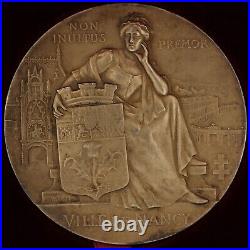 Medaille Exposition Internationale De L'est De La France Nancy 1909 Argent