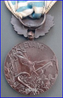 Médaille FFL France Libre LEVANT 1941 JRG Fabrication Gaunt London ORIGINAL