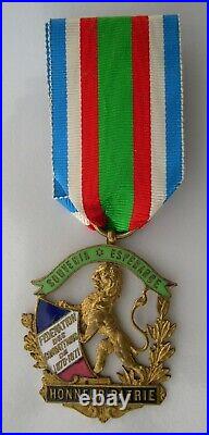 Medaille Federation Des Combattants De 1870-1871