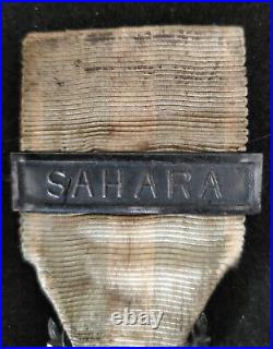 Médaille Française coloniale avec agrafe à clapet Sahara