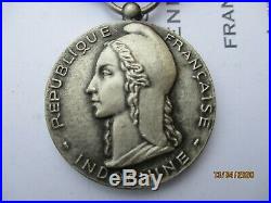 Medaille Honneur Des Chemins De Fer Coloniaux/sncf Indochine Francaise