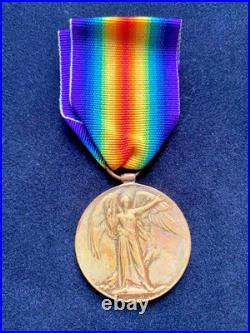 Médaille Interallièe-Grande Bretagne-Attribuée-1919-WWI