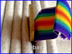 Médaille Interallièe-Grande Bretagne-Attribuée-1919-WWI