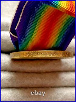 Médaille Interallièe-Grande Bretagne-Attribuée-1919-WWI