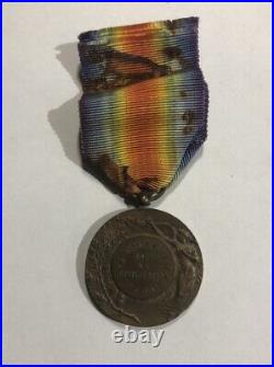 Médaille Interalliée de la Victoire 1914 1918 France modèle Pautot Mattei WW1