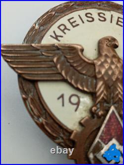 Medaille Kreissieger 1939 Insigne jeunesse hitlérienne par fred wagner pforzheim