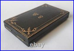 Médaille Légion d'Honneur Réduction avec Diamant et Émeraudes avec écrin Falize