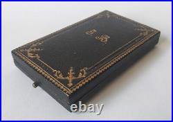 Médaille Légion d'Honneur Réduction avec Diamant et Émeraudes avec écrin Falize