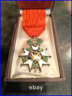 Médaille Légion d'honneur chevalier avec sa boîte d'horigine