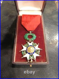 Médaille Légion d'honneur chevalier avec sa boîte d'horigine