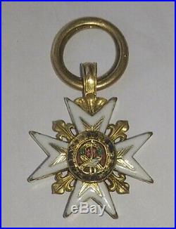 Medaille Louis XVI ou XV ordre de Saint-Louis french medal king order