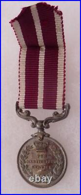 Médaille MINIATURE argent UK GB Fab. Française DELANDE WWI MERITORIOUS SERVICE
