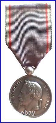 Medaille Med 157 Medaille Napoleon III Concours Sapeurs Pompiers Meaux