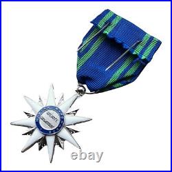Médaille Mérite Maritime Chevalier Argent République Française Marine Marchande