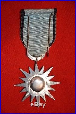 Medaille Merite Militaire Thaï-etoile De Chevalier-guerre D'indochine