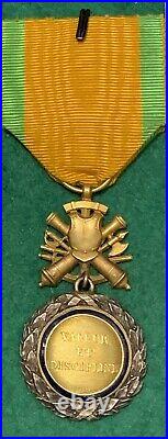 Médaille Militaire Anneaux biface à la CuiRasse LUXE TROPHEE OR BARRE