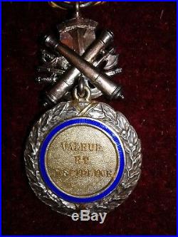 Medaille Militaire Biface Argent 3e Republique