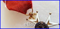 Médaille Militaire Croix de l'Ordre de Saint Louis Monarchie French Medal Or
