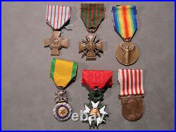 Medaille Militaire Legion D'honneur Poilu 14/18 Ww1