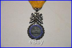 Medaille Militaire Millesimee 1870-variante Trophee Biface Aux Canons-1880/1900
