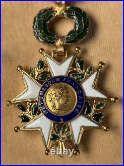 Médaille Militaire Officier de la Légion d'Honneur France Campagne Indochine BEP