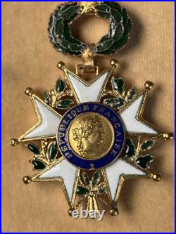Médaille Militaire Officier de la Légion d'Honneur France Campagne Indochine BEP