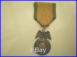 Médaille Militaire Second Empire 2e type Argent bon état belle patine