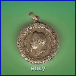 Médaille Napoléon III Expédition du Mexique 1862-1863 Argent