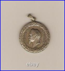 Médaille Napoléon III Expédition du Mexique 1862-1863 Argent