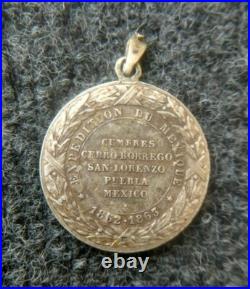 Médaille Napoléon III Expédition du Mexique 1862-1863 Argent