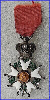 Medaille ORDRE LEGION D'HONNEUR MONARCHIE DE JUILLET 1830-1848 beaucoup portée