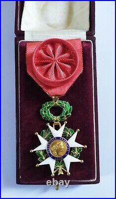 Medaille Officier Légion d'Honneur en Or IIIème Republique Boite Aucoc