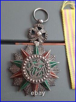 Médaille Officier Nicham Iftikar Tunisie 1906-1922 WW1 ORIGINAL MEDAL
