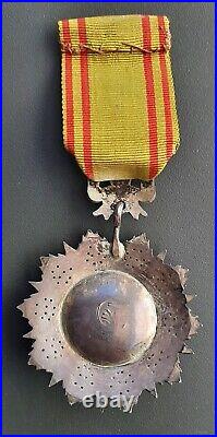 Médaille Officier Nicham Iftikar Tunisie Mohamed Al Hadi Bey 1902 ORIGINAL MEDAL