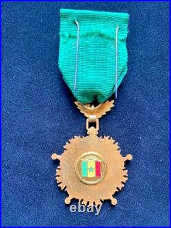Médaille Officier de l'Ordre National du Lion du Sénégal- Sénégal-1960