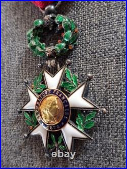 Médaille Ordre Légion D'honneur BIJOUTIER JOAILLIER 1870 Argent Et Or