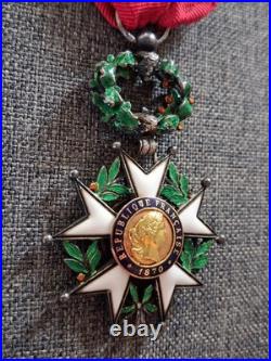 Médaille Ordre Légion D'honneur BIJOUTIER JOAILLIER 1870 Argent Et Or