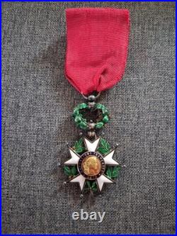 Médaille Ordre Légion D'honneur BIJOUTIER JOAILLIER 1870 Argent Et Or