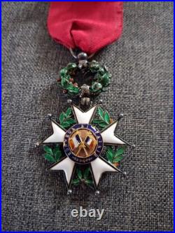 Médaille Ordre Légion D'honneur BIJOUTIER JOAILLIER 1870 Argent Et Or