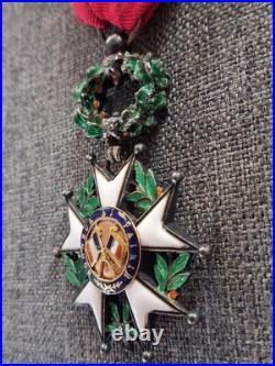 Médaille Ordre Légion D'honneur BIJOUTIER JOAILLIER 1870 Argent Et Or