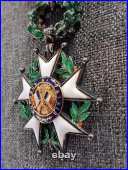 Médaille Ordre Légion D'honneur BIJOUTIER JOAILLIER 1870 Argent Et Or