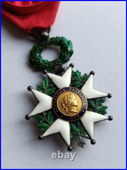 Medaille Ordre Légion d'Honneur officier argent émaillé / French Legion medal