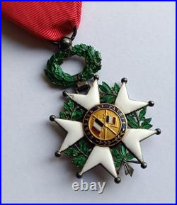 Medaille Ordre Légion d'Honneur officier argent émaillé / French Legion medal