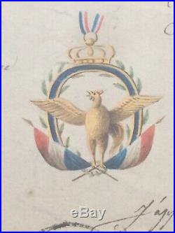 Medaille Ordre National Projet Medaille Roi Louis-philippe Paris 19e Legion Coq