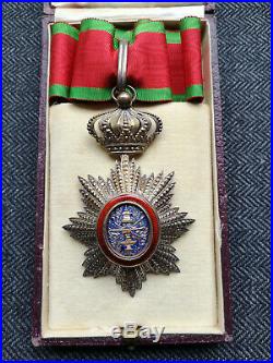 Médaille Ordre Royal Du Cambodge Insigne De Commandeur Vermeil + Écrin